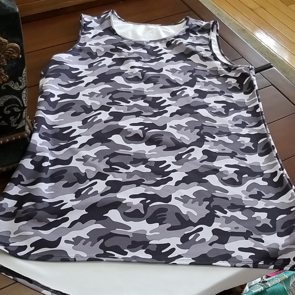😮 CEE BEE CAMO TANK TOP